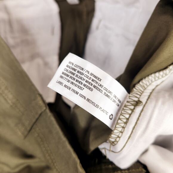 A New Day Mid Rise Slim Hip Olive Size 8/R Dress Pants NWT Casual Date Night - Picture 5 of 8